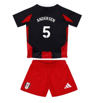 Fulham Emile Smith Rowe #32 Replica Away Stadium Kit for Kids 2024-25 Short Sleeve (+ pants)